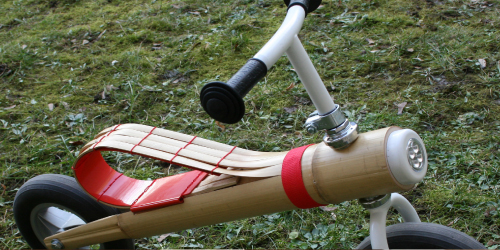 Laufrad aus Bambus+Kunststoff